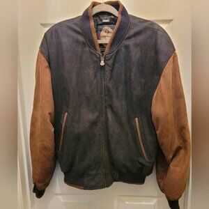 Genuine leather members only men coat/jacket